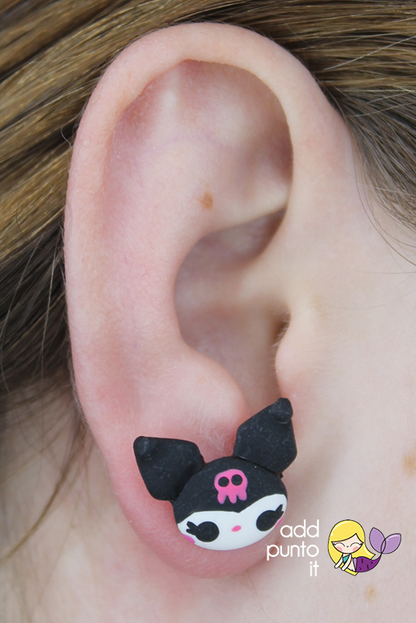Aretes · Sanrio Kuromi