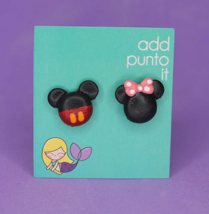 Aretes · Mickey y Minnie