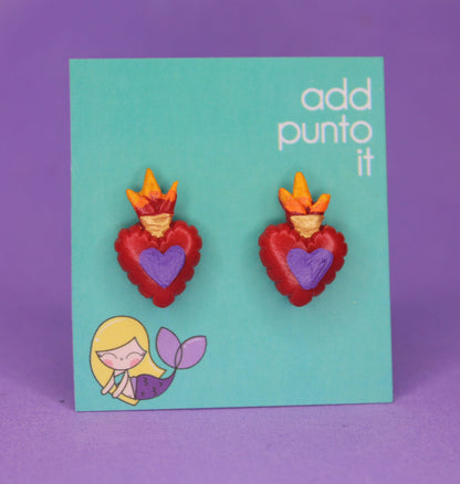 Aretes · Milagrito Rojo