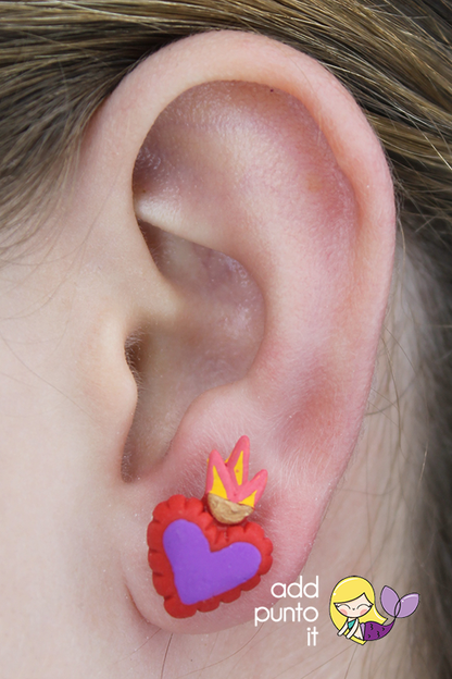 Aretes · Milagrito Rojo