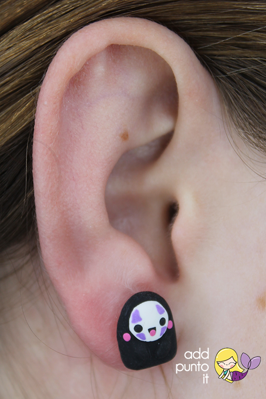 Aretes · Sin Cara / No Face / Kaonashi (Ghibli)