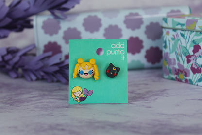 Aretes · Serena y Luna (Sailor Moon)