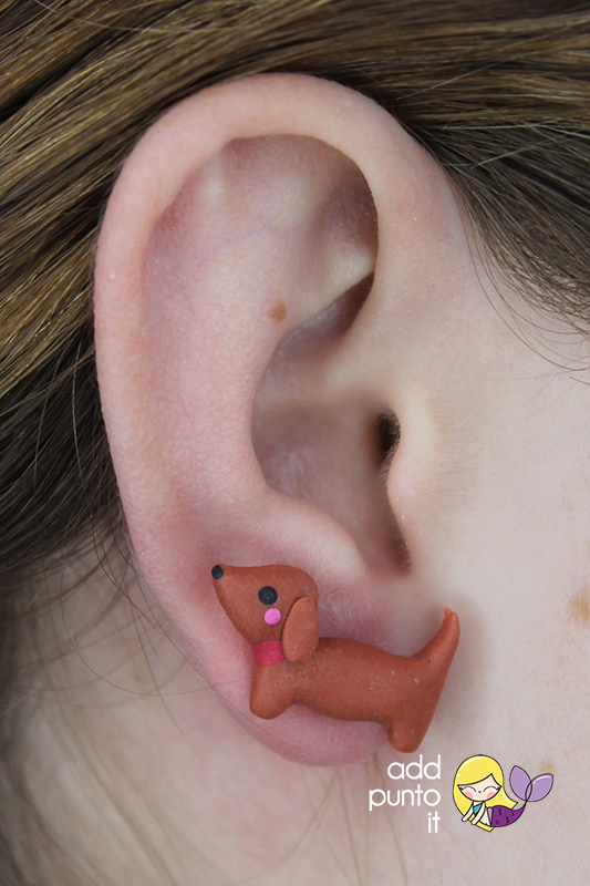 Aretes · Perrito Salchicha