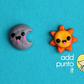 Aretes · Sol y Luna