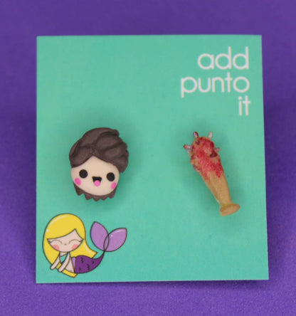 Aretes · Steve Harrington y Bat (Stranger Things)